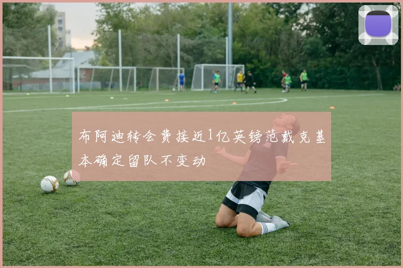 布阿迪转会费接近1亿英镑范戴克基本确定留队不变动